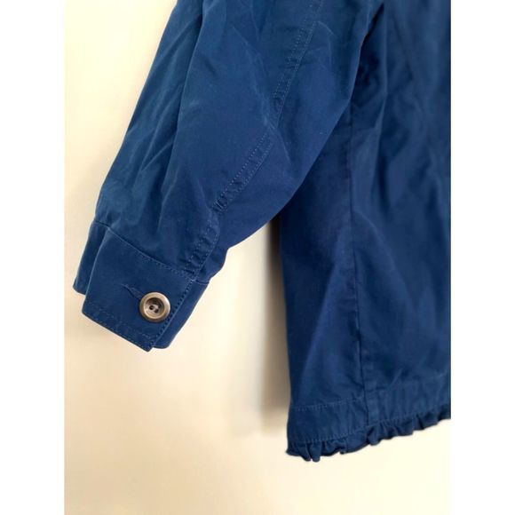 Chico's 3 Navy Open Ruffle Hem Blazer Jacket US XL/16 NEW Timeless Career D92 - Picture 6 of 14